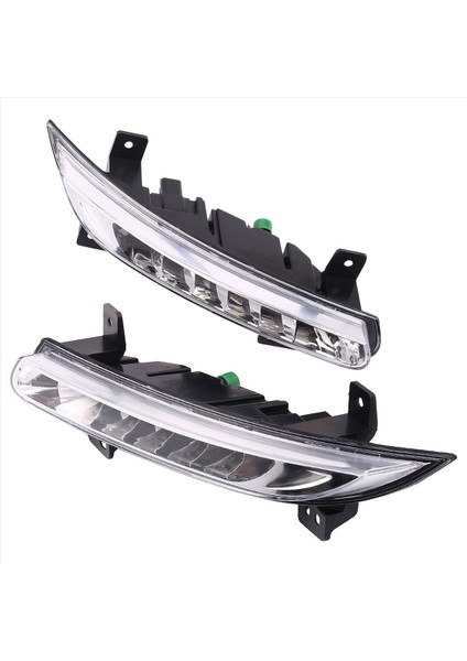 1paır Araç LED Drl Sis Işığı Renault Fluence 2014+ Otomatik Sürüş Lambası Gündüz Çalışan Işık Tampon Lambası (Yurt Dışından) fiyatları