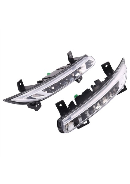 1paır Araç LED Drl Sis Işığı Renault Fluence 2014+ Otomatik Sürüş Lambası Gündüz Çalışan Işık Tampon Lambası (Yurt Dışından) modelleri