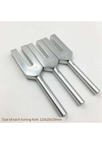 Angel Tuning Fork Seti - 4096 Hz, 4160 Hz, 4225 Hz - Ahşap Grev ve Depolama Torbası ile Terapötik Alet Seti (Yurt Dışından) modelleri