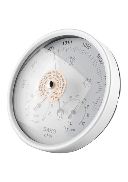 2x Dijital Iç Mekan Higrometre Taşınabilir 3 1 Duvar Asma Hava Termometresi Barometre Higometre 132MM (Beyaz Tek Beden) (Yurt Dışından) fiyatları