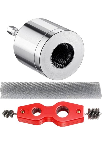 Bakır Boru Temizleyici, Matkap Için 22MM Bakır Boru Temizleyici, Metal Boru Temizleyici, Elektrikli Matkap Usu Için Bakır Boru Fırçası (Yurt Dışından)