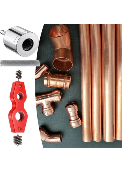 Bakır Boru Temizleyici, Matkap Için 22MM Bakır Boru Temizleyici, Metal Boru Temizleyici, Elektrikli Matkap Usu Için Bakır Boru Fırçası (Yurt Dışından) modelleri