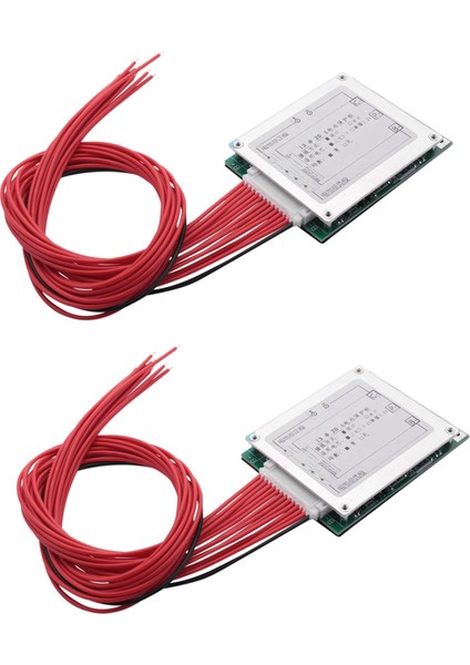 2x 13S 48V 20A Li-Ion Lityum Hücre Pil Koruma Bms Pcb Kartı Koruması E-Bisiklet Elektrikli Scooter Için Denge ile (Yurt Dışından)