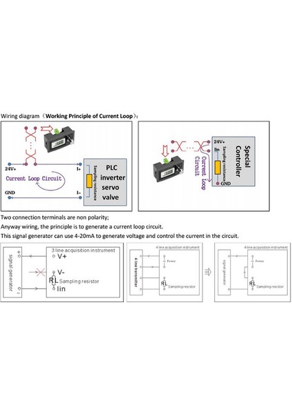 Yeni 2 Wıre 4-20A Akım Sinyal Jeneratör Panel Monte Akım Döngü Jeneratörü 4 Ila 20MA Simülatör Yüksek Hassasiyet (Yurt Dışından) modelleri