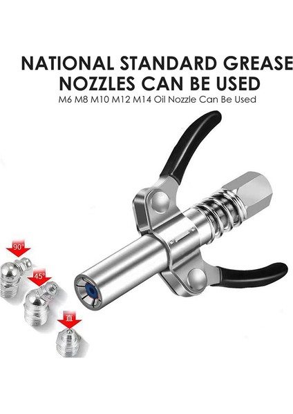 Gres Meme Ucu Kuplörü Yüksek Basınç Sızdırmaz Metal Kavrama Tarzı Kilitleme Kelepçe Tipi 30 cm Hortum ile Hızlı Serbest Bırakıcı (Yurt Dışından) modelleri