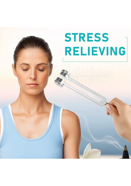 Nörolojik Ayar Çatalı, 128Hz+256Hz Gümüş, Alüminyum Alaşım Vücut Ağırlıklı Çakra Setini Iyileştirmek Için Çatallar (Yurt Dışından) modelleri