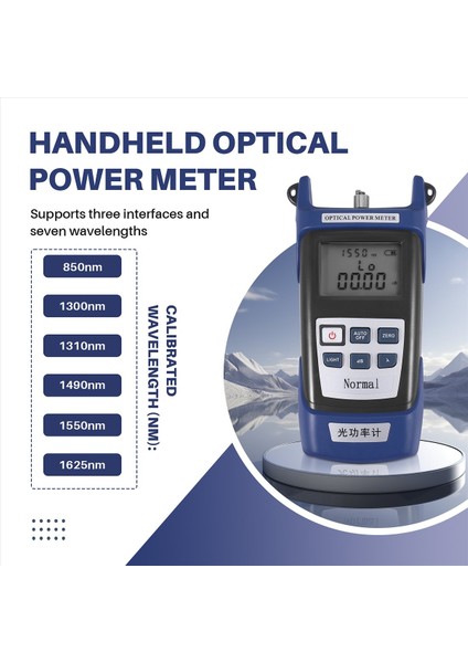 Fc/sc Adaptörü ile El Tipi Optik Güç Ölçer Yüksek Hassas Optik Fiber Test Cihazı Optik Zayıflatma Testi (Yurt Dışından) indirimleri