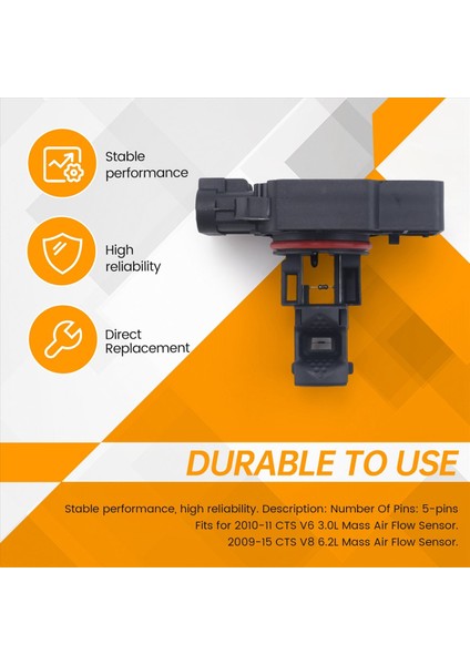 Chevy Avalanche Cadillac Cts Için Kütle Hava Akış Sensörü Metre Maf Sensörü Escalade 2009-2012 23256991 10393948 (Yurt Dışından) indirimleri
