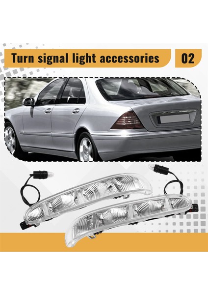 A2208200521 A2208200621 Araba Dikizim Aynası Dönüş Sinyal Işığı Mercedes Benz S-Serisi cl 55 500 65 S350 S430 2002-2006 (Yurt Dışından) indirimleri