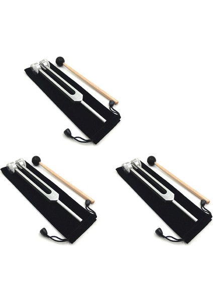 3x OM136 1Hz Alüminyum Alaşım Müzikal Ayarlama Çatal Enstrüman Kiti Ses Iyileştirme Ses Titreşim Araçları (Yurt Dışından)