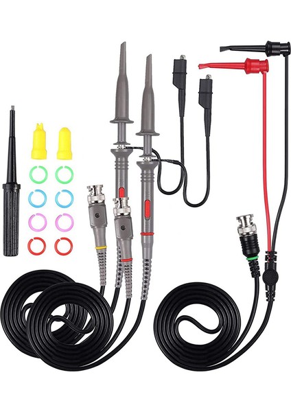 Kurşun Kitini Test Etmek Için P6100 100 Mhz Osiloskop Bnc ile Klip Probları (Yurt Dışından)