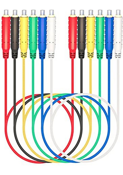 6pcs Manyetik Test Kurşunları Silikon Yumuşak Esnek Jumper Test Kabloları 30V AC5A 3 3ft Manyetik Test Kurşunları (Yurt Dışından)