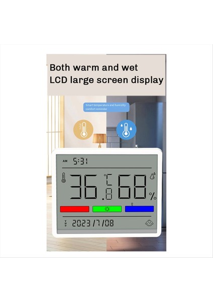 Bluetooth Dijital Termometre LCD Hıgrometre Kapalı Oda Sıcaklık Nem Metre Sensörü Gösterge Hava Durumu (Yurt Dışından) modelleri