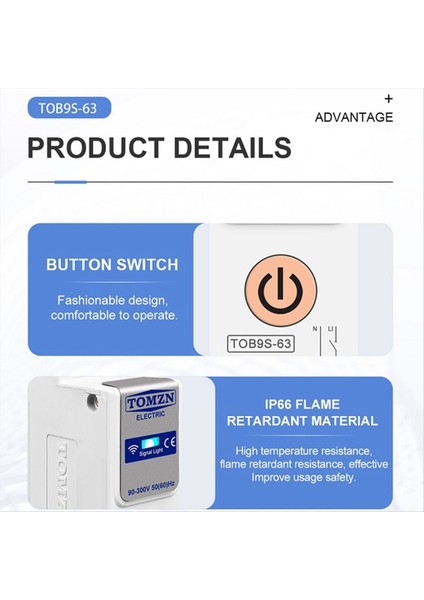 Tomzn TOB9S-63 Ölçme Tuya Smartlife 1p+N Wifi Smart Switch Enerji Ölçer Devre Kesici Zamanlayıcı Rölesi Mcb (Yurt Dışından) indirimleri