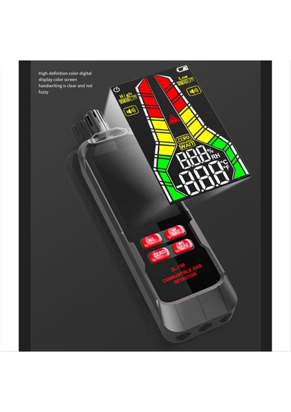 Elde Taşınabilir Gazlar Sızıntı Dedektörü Doğal Gazlar Sızıntı Konsantrasyon Analizör Ölçer Ses Işığı ZL73B Şarj (Yurt Dışından) fiyatları