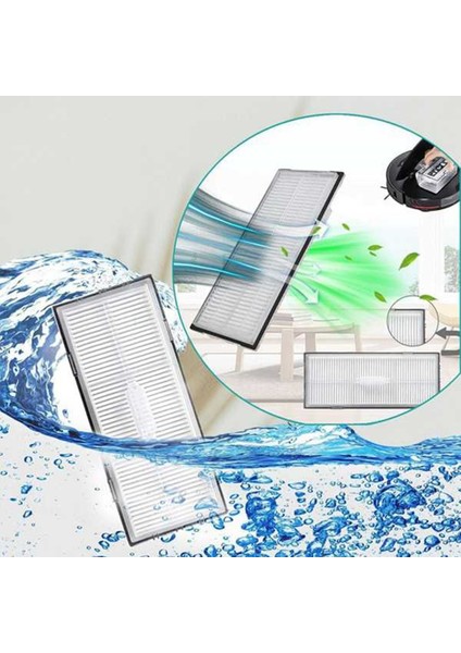 Roborock Için 20 Pc S7 Maxv Ultra/s7 Pro Ultra Vakum Süpürge Aksesuarları Ana Yan Fırça Paspas Filtresi (Yurt Dışından) fiyatları