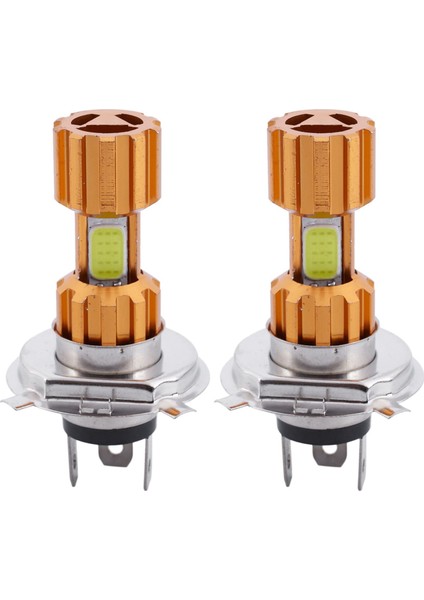 2x H4 18W 2000LM Motosiklet LED Far Ampul 3 Cob Hı/lo Süper Parlak Lamba Işığı (Yurt Dışından) fırsatları
