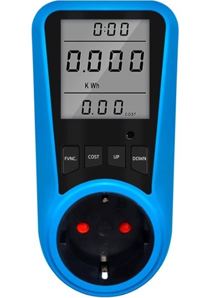 Soket Dijital Akım Ölçer Voltmetre Ac Güç Ölçer Süresi Watt Watt Güç Enerji Test Cihazı Wattmetre - Ab Fiş (Yurt Dışından)