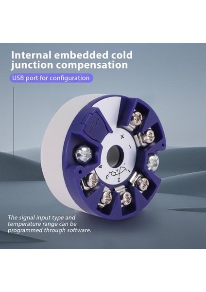 Programlanabilir Termokupl Rtd PT100 Ila 4-20MA Dönüştürücü Tc Rtd Giriş 4-20MA Çıkış Baş Monte Sıcaklık Verici (Yurt Dışından) indirimleri