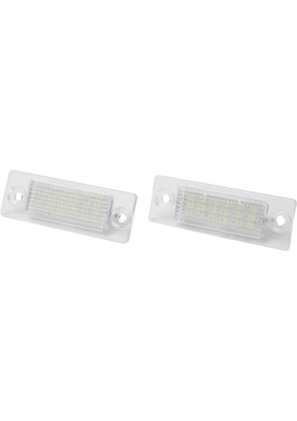2x Araba LED Plaka Işığı Vw Golf Passat Caddy 3B5943021 3B5998026 (Yurt Dışından)