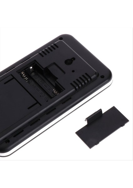 Saat Fonksiyonlu Dijital Termometre Ölçer Açık Kapalı LCD Kablosuz Sıcaklık Termometreler Hava Istasyonu (Yurt Dışından) indirimleri