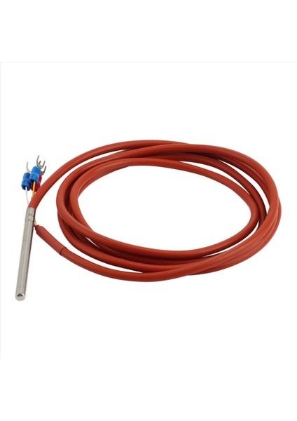 3x PT100 Rtd Sıcaklık Sensörü 6MMX80MM Sınıf B 2m Silikon Jel Kaplamalı Tel Platin Direnç Pt 100 Paslanmaz Çelik (Yurt Dışından) fiyatları