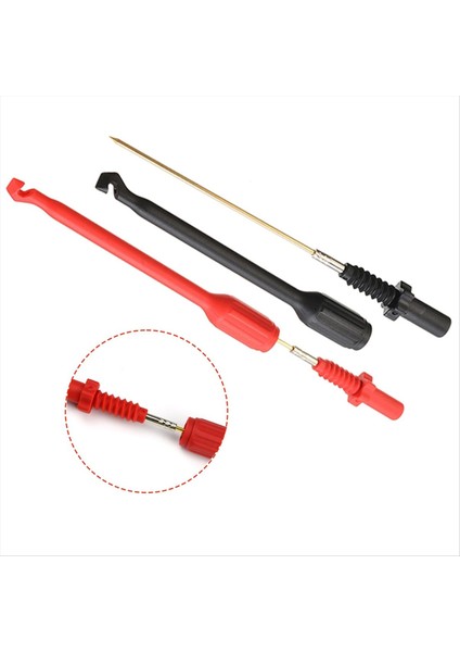 2pcs/set 4mm Tel Piercing Klips 10A Otomotiv Test Kurşun Kiti Otomotiv Tel Delinme Probu Delinme Ponks Ponks Teliback Prob Pimleri (Yurt Dışından) indirimleri