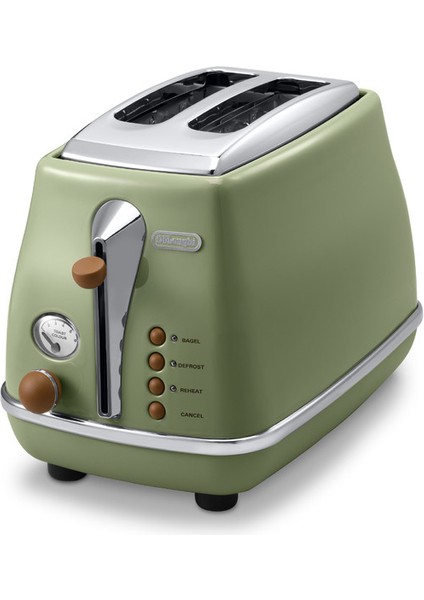 Icona Vintage İki Dilim Ekmek Kızartma Makinesi CTOV 2103.GR