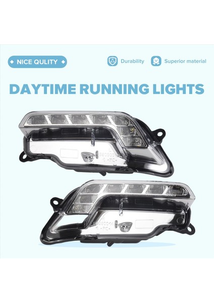 Araba Ön LED Gündüz Çalışma Işığı Drl Sinyal Işığı Mercedes W212 E300 E350 E500 E550 09-13 2128200756 2128200856 (Yurt Dışından) fırsatları