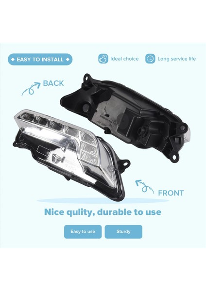 Araba Ön LED Gündüz Çalışma Işığı Drl Sinyal Işığı Mercedes W212 E300 E350 E500 E550 09-13 2128200756 2128200856 (Yurt Dışından) indirimleri