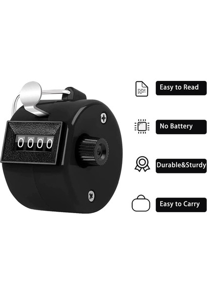 8 Sayaç Tıklatıcı 4 Basamaklı Sayı Sayımı El Mekanik Sayaçları Tıklamalar Saha Sayacı (Yurt Dışından) modelleri