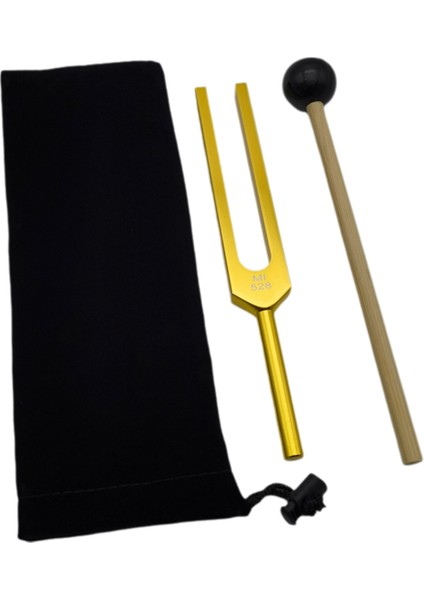 Alüminyum Alaşım Ayarlama Çatal Seti Ses Terapisi Enstrümanı Müzik Aleti Aksesuarları Iş Stresini Hafifletir MI528Hz (Yurt Dışından)