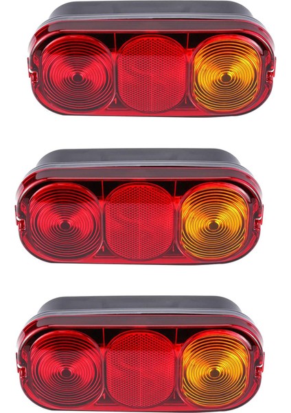 3x Excavator Arka Turn Sinyal Lambası Jcb 2cx 3cx 4cx Için Arka Fren Kuyruk Lambası 12 ve 21 (Yurt Dışından)