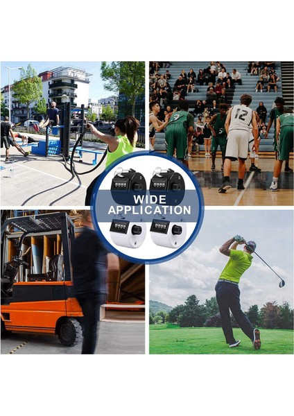 8 Sayaç Tıklatıcı 4 Basamaklı Sayı Sayımı El Mekanik Sayaçları Tıklamalar Saha Sayacı (Yurt Dışından) indirimleri