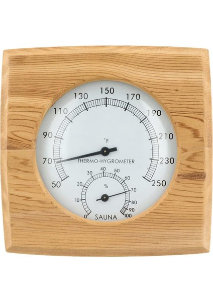 Ahşap Sauna Higrotermografı, Sauna Termometresi ve Higrometresi, Iç Mekan Nem Sıcaklık Ölçümü Sauna Odası (Yurt Dışından)
