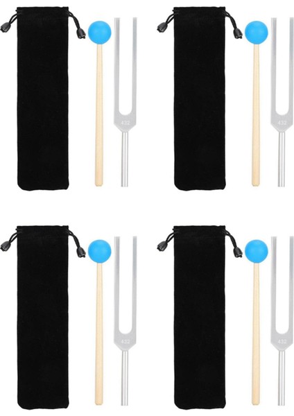 4x 432 Hz Tuning Fork Ses Iyileştirme Aletleri Klinik Sınıf Sinir/duyusal (Yurt Dışından)