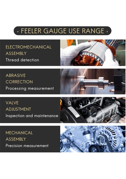 Yeni 0.02 Ila 1mm 17 Bıçak Kalınlığı Boşluğu Metrik Dolgu Feeler Ölçer Ölçü Aracı (Yurt Dışından) indirimleri