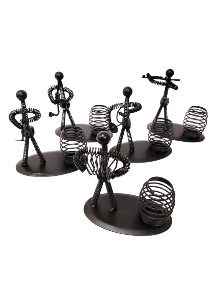 Dekoratif Metal Adam Müzisyen Kalemlik fiyatları