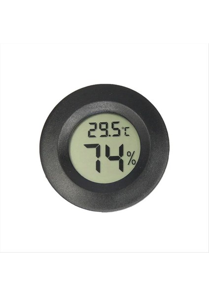 8pcs Mini LCD Dijital Termometre Higrometre Dondurucular Için Yuvarlak Sıcaklık Nem Sensörü Şarap Soğutucu Sürünme Evcil Hayvan Kutusu (Yurt Dışından) fiyatları