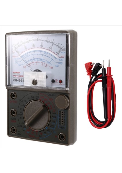 KH-965 Analog Multimetre Mekanik Işaretçi Ölçer Ac/dc Voltaj Test Pen Multi Test Cihazlı Akım Direnç Ölçer (Yurt Dışından)