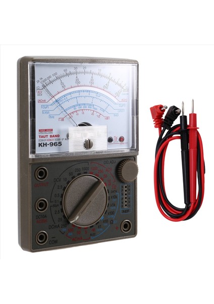 KH-965 Analog Multimetre Mekanik Işaretçi Ölçer Ac/dc Voltaj Test Pen Multi Test Cihazlı Akım Direnç Ölçer (Yurt Dışından) fiyatları