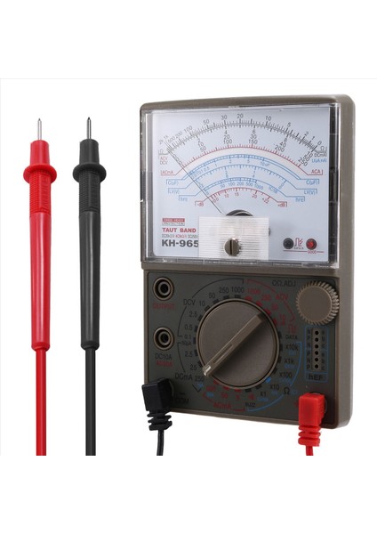 KH-965 Analog Multimetre Mekanik Işaretçi Ölçer Ac/dc Voltaj Test Pen Multi Test Cihazlı Akım Direnç Ölçer (Yurt Dışından) modelleri