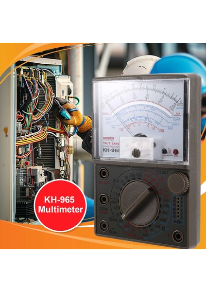 KH-965 Analog Multimetre Mekanik Işaretçi Ölçer Ac/dc Voltaj Test Pen Multi Test Cihazlı Akım Direnç Ölçer (Yurt Dışından) indirimleri