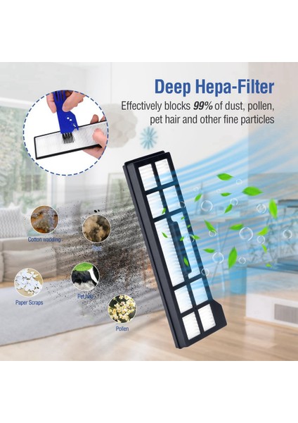 Eufy X10 Pro Omni Robot Vakum Için 20 Parçalı Aksesuar Kiti: Daha Iyi Temizlik Için Yedek Parçalar (Yurt Dışından) fırsatları