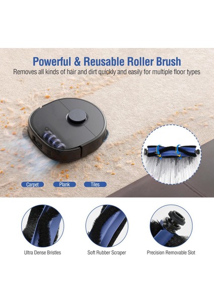 Eufy X10 Pro Omni Robot Vakum Için 20 Parçalı Aksesuar Kiti: Daha Iyi Temizlik Için Yedek Parçalar (Yurt Dışından) indirimleri