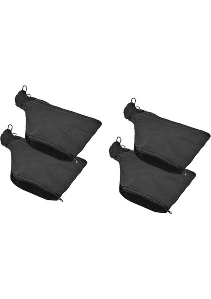 Mitter Testere Toz Torbası, Fermuarlı ve Tel Standı ile Siyah Toz Koleksiyoncu Çantası, 255 Model Mıter Sade 4 Adet (Yurt Dışından)