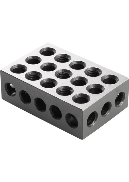 2pcs/çift 23 Delik Hassasiyeti 25-50-75MM Bloklar Ölçer Sertleştirilmiş Çelik Paralel Blok Seti Eşleşmiş Makinist Freze Aracı (Yurt Dışından) modelleri