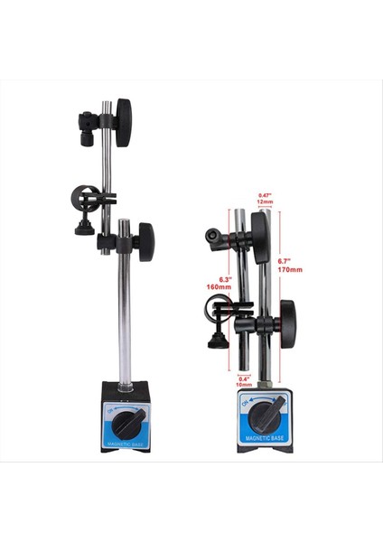 Manyetik Taban Tutucu ile Kadran Göstergesi Ince Ayarlanabilir Uzun Kol 0-1 Inç Profesyonel Gösterge 0 001 Inç (Yurt Dışından) fiyatları