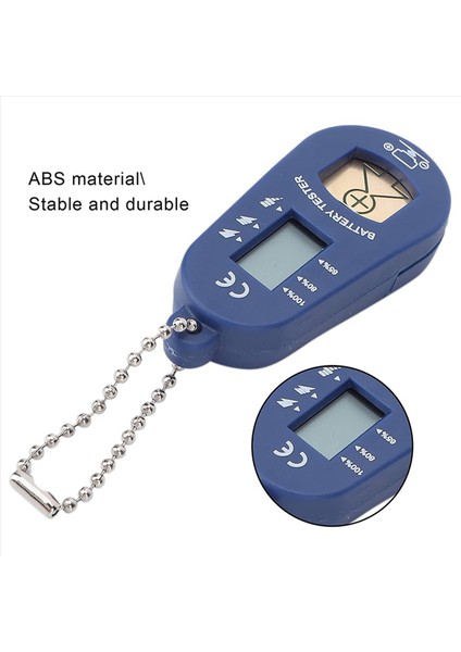 5x Düğme Pil Test Cihazı Anahtar Kilit Cep Taşınabilir ve Kalan Pil Gücünü Kontrol Etmek Için Hafif Pil Test Cihazı (Yurt Dışından) fiyatları