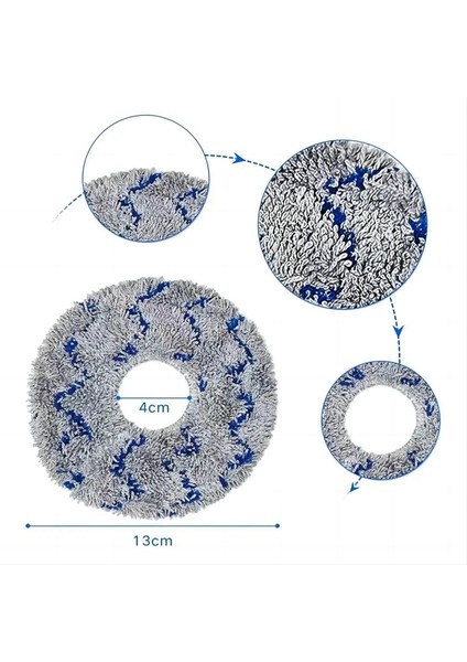 Ecovacs Deebot T20 Omnı/ X1 Omnı T10 Turbo Vakum Süpürge Yıkanabilir Mop Rags Mop Bez Aksesuarları (Yurt Dışından) fiyatları